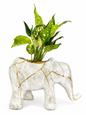 Elefante Geométrico Gris Kintsugi